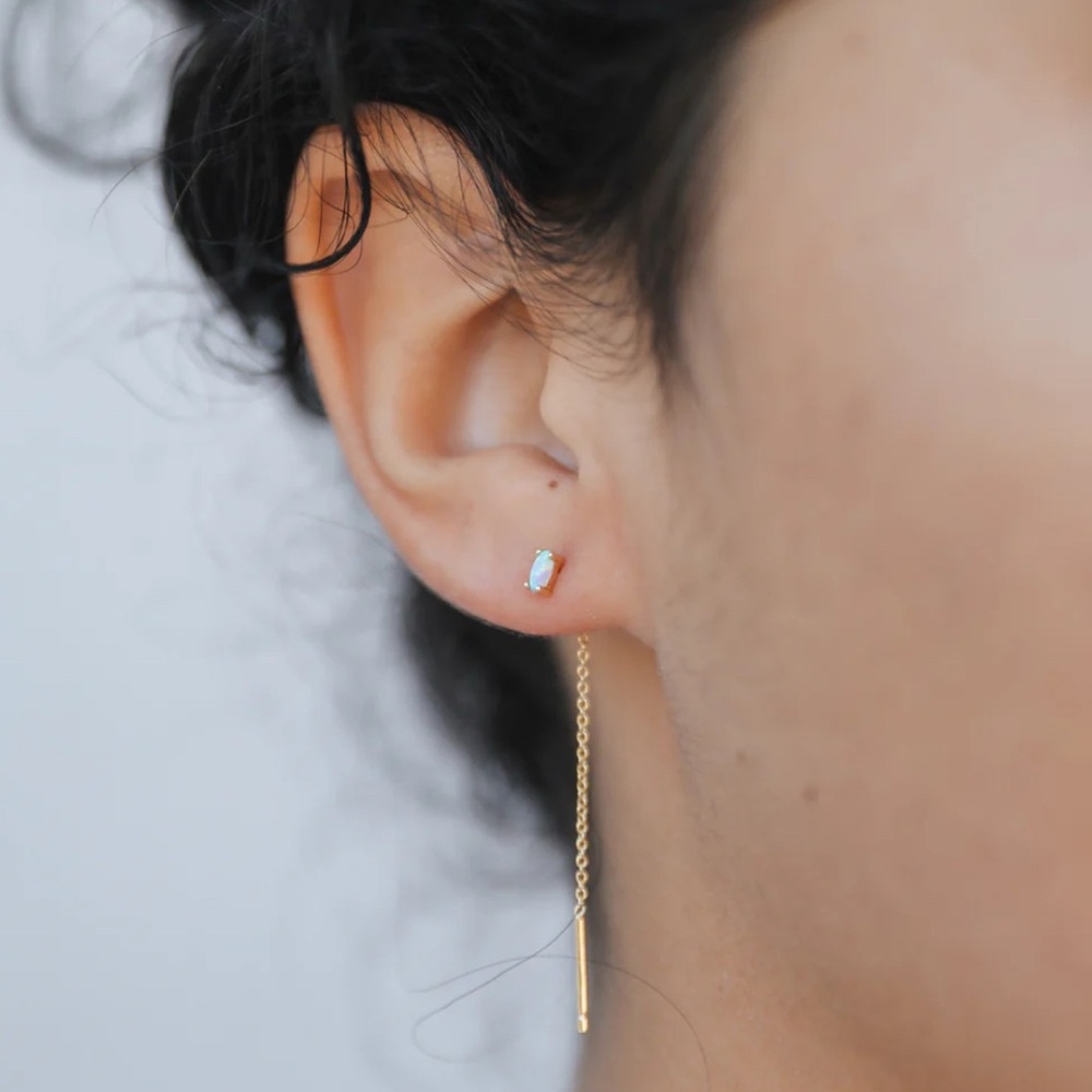 NWT JAXKELLY Fire Opal Studded Threader